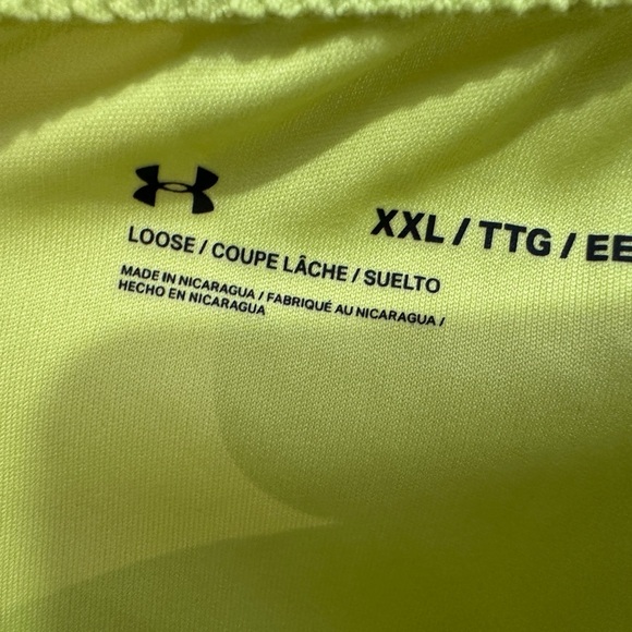 Under Armour Lime Green Sports Shorts - Picture 5 of 7